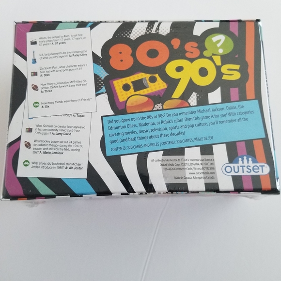 80's 90's Trivia Game - Picture 4 of 5